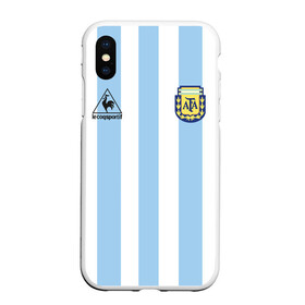 Чехол для iPhone XS Max матовый с принтом Форма Марадоны с автографом в городе Новоалтайск, Силикон | Область печати: задняя сторона чехла, без боковых панелей | argentina | barcelona | boys | diego | football | form | maradona | napoli | newells | old | player | sevilla | soccer | uniform | аргентина | барселона | бойз | диего | легенда | марадона | наполи | ньюэллс | олд | севилья | форма | футбол 