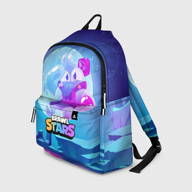 Рюкзак 3D с принтом Сквик Squeak Brawl Stars в городе Новоалтайск, 100% полиэстер | лямки с регулируемой длиной, сверху петелька, чтобы рюкзак можно было повесить на вешалку. Основное отделение закрывается на молнию, как и внешний карман. Внутри два дополнительных кармана, один из которых закрывается на молнию. По бокам два дополнительных кармашка | Тематика изображения на принте: bele | belle | brawl | brawl stars | brawlstars | brawl_stars | squeak | белле | белль | бель | бравл | бравлстарс | писк | сквик