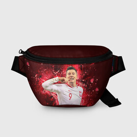 Поясная сумка 3D с принтом Lewandowski Левандовски 9 в городе Новоалтайск, 100% полиэстер | плотная ткань, ремень с регулируемой длиной, внутри несколько карманов для мелочей, основное отделение и карман с обратной стороны сумки застегиваются на молнию | 9 | ball | bayern | fc | fifa | footbal | lewandowski | munchen | pes | robert | soccer | бавария | левандовски | лига | мюнхен | мяч | мячик | поле | польша | роберт | спорт | форма | футбол | футболист | футбольная | футбольный | чемпион |
