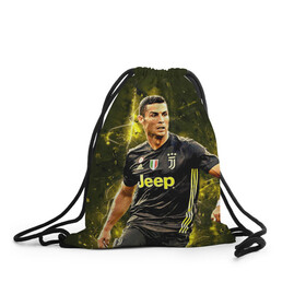 Рюкзак-мешок 3D с принтом Cristiano Ronaldo (Juventus) в городе Новоалтайск, 100% полиэстер | плотность ткани — 200 г/м2, размер — 35 х 45 см; лямки — толстые шнурки, застежка на шнуровке, без карманов и подкладки | 7 | cr | cr7 | cristiano | fc | fifa | footbal | juventus | madrid | portugal | real | ronaldo | soccer | криштиану | лига | мяч | мячик | поле | португалия | роналду | спорт | форма | футбол | футболист | футбольная | футбольный | чемпион |