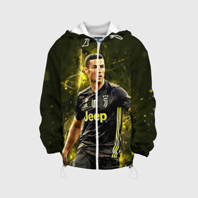 Детская куртка 3D с принтом Cristiano Ronaldo (Juventus) в городе Новоалтайск, 100% полиэстер | застежка — молния, подол и капюшон оформлены резинкой с фиксаторами, по бокам — два кармана без застежек, один потайной карман на груди, плотность верхнего слоя — 90 г/м2; плотность флисового подклада — 260 г/м2 | 7 | cr | cr7 | cristiano | fc | fifa | footbal | juventus | madrid | portugal | real | ronaldo | soccer | криштиану | лига | мяч | мячик | поле | португалия | роналду | спорт | форма | футбол | футболист | футбольная | футбольный | чемпион |