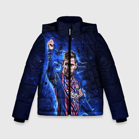 Зимняя куртка для мальчиков 3D с принтом Lionel Messi Barcelona 10 в городе Новоалтайск, ткань верха — 100% полиэстер; подклад — 100% полиэстер, утеплитель — 100% полиэстер | длина ниже бедра, удлиненная спинка, воротник стойка и отстегивающийся капюшон. Есть боковые карманы с листочкой на кнопках, утяжки по низу изделия и внутренний карман на молнии. 

Предусмотрены светоотражающий принт на спинке, радужный светоотражающий элемент на пуллере молнии и на резинке для утяжки | 10 | argentina | barcelona | fc | fifa | footbal | leo | lionel | messi | soccer | аргентина | барселона | лео | лига | лионель | месси | мяч | мячик | поле | спорт | форма | футбол | футболист | футбольная | футбольный | чемпион