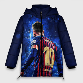Женская зимняя куртка Oversize с принтом Leo Messi | Лео Месси | 10 в городе Новоалтайск, верх — 100% полиэстер; подкладка — 100% полиэстер; утеплитель — 100% полиэстер | длина ниже бедра, силуэт Оверсайз. Есть воротник-стойка, отстегивающийся капюшон и ветрозащитная планка. 

Боковые карманы с листочкой на кнопках и внутренний карман на молнии | 10 | argentina | barcelona | fc | fifa | footbal | leo | lionel | messi | soccer | аргентина | барселона | лео | лига | лионель | месси | мяч | мячик | поле | спорт | форма | футбол | футболист | футбольная | футбольный | чемпион