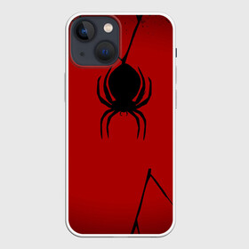 Чехол для iPhone 13 mini с принтом Паук 3D в городе Новоалтайск,  |  | абстракция | екстура | илюстрация | искуство | культура | минимализм | нити | паук | паутина