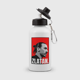 Бутылка спортивная с принтом ЗЛАТАН ИБРАГИМОВИЧ / ZLATAN в городе Новоалтайск, металл | емкость — 500 мл, в комплекте две пластиковые крышки и карабин для крепления | Тематика изображения на принте: football | sport | zlatan ibrahimovic | златан ибрагимович | милан | портрет. | сборная швеции | спорт | футбол