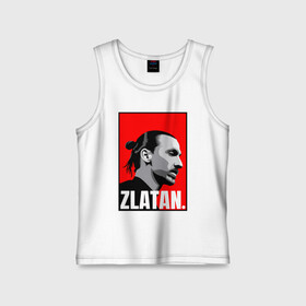 Детская майка хлопок с принтом ЗЛАТАН ИБРАГИМОВИЧ   ZLATAN в городе Новоалтайск,  |  | Тематика изображения на принте: football | sport | zlatan ibrahimovic | златан ибрагимович | милан | портрет. | сборная швеции | спорт | футбол