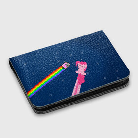Картхолдер с принтом с принтом Nyan cat x Pony в городе Новоалтайск, натуральная матовая кожа | размер 7,3 х 10 см; кардхолдер имеет 4 кармана для карт; | my little pony | nyan cat | дружба это чудо | единорог | единороги | май литл пони | мульт | мультфильм | нян кэт