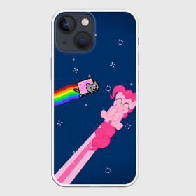Чехол для iPhone 13 mini с принтом Nyan cat x Pony в городе Новоалтайск,  |  | my little pony | nyan cat | дружба это чудо | единорог | единороги | май литл пони | мульт | мультфильм | нян кэт
