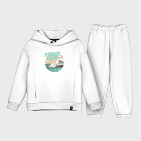 Детский костюм хлопок Oversize с принтом VENICE BEACH в городе Новоалтайск,  |  | Тематика изображения на принте: venice | восход | закат | море | небо | отдых | пальмы | пляж | природа | солнце