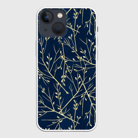 Чехол для iPhone 13 mini с принтом Осенние ветки в городе Новоалтайск,  |  | Тематика изображения на принте: ветки | листья | осенние ветки | осень | текстуры | узор