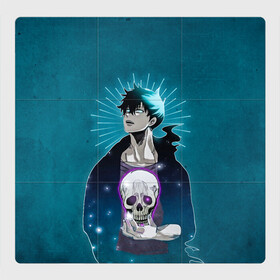 Магнитный плакат 3Х3 с принтом Jin-Woo and skull в городе Новоалтайск, Полимерный материал с магнитным слоем | 9 деталей размером 9*9 см | blade dancer | cha hae in | solo leveling | solo leveling manga | sung jin woo | аниме | манга | поднятие уровня | поднятие уровня в одиночку | поднятие уровня в одиночку аниме | поднятие уровня в одиночку манга | сон джин ву