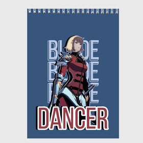 Скетчбук (блокнот) с принтом Blade Dancer Cha в городе Новоалтайск, 100% бумага
 | 48 листов, плотность листов — 100 г/м2, плотность картонной обложки — 250 г/м2. Листы скреплены сверху удобной пружинной спиралью | blade dancer | cha hae in | solo leveling | solo leveling manga | sung jin woo | аниме | манга | поднятие уровня | поднятие уровня в одиночку | поднятие уровня в одиночку аниме | поднятие уровня в одиночку манга | сон джин ву