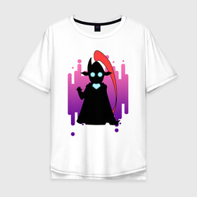 Мужская футболка хлопок Oversize с принтом Igris Chibi в городе Новоалтайск, 100% хлопок | свободный крой, круглый ворот, “спинка” длиннее передней части | blade dancer | cha hae in | solo leveling | solo leveling manga | sung jin woo | аниме | манга | поднятие уровня | поднятие уровня в одиночку | поднятие уровня в одиночку аниме | поднятие уровня в одиночку манга | сон джин ву