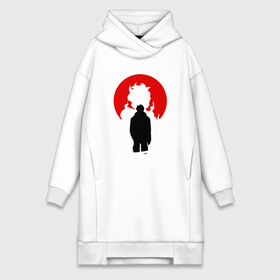 Платье-худи хлопок с принтом Sung Jin Woo silhouette в городе Новоалтайск,  |  | blade dancer | cha hae in | solo leveling | solo leveling manga | sung jin woo | аниме | манга | поднятие уровня | поднятие уровня в одиночку | поднятие уровня в одиночку аниме | поднятие уровня в одиночку манга | сон джин ву