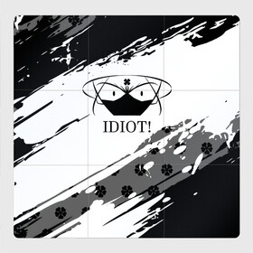 Магнитный плакат 3Х3 с принтом IDIOT! Black Clover в городе Новоалтайск, Полимерный материал с магнитным слоем | 9 деталей размером 9*9 см | asta | black bulls | black clover | quartet knights | yuno | акума | аниме | аста | блэк кловер | буракку куро:ба | демон | королевство клевера | король магов | лихт | магна | манга | пятилистник | черный бык | чёрный клев