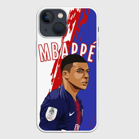 Чехол для iPhone 13 mini с принтом КИЛИАН МБАППЕ   KYLIAN MBAPPE в городе Новоалтайск,  |  | football | kylian mbapp lottin | sport | килиан мбаппе | пари сен жермен | сборная франции. | спорт | футбол