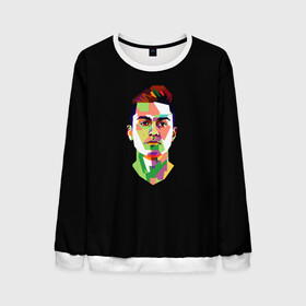 Мужской свитшот 3D с принтом Paulo Dybala Pop Art в городе Новоалтайск, 100% полиэстер с мягким внутренним слоем | круглый вырез горловины, мягкая резинка на манжетах и поясе, свободная посадка по фигуре | art | champion | dybala | football | form | institute | juventus | palermo | paulo | player | pop | soccer | uniform | дибала | институто | легенда | палермо | пауло | форма | футбол | футбола | футболист | чемпион | ювентус