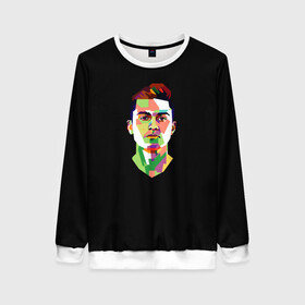Женский свитшот 3D с принтом Paulo Dybala Pop Art в городе Новоалтайск, 100% полиэстер с мягким внутренним слоем | круглый вырез горловины, мягкая резинка на манжетах и поясе, свободная посадка по фигуре | art | champion | dybala | football | form | institute | juventus | palermo | paulo | player | pop | soccer | uniform | дибала | институто | легенда | палермо | пауло | форма | футбол | футбола | футболист | чемпион | ювентус