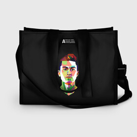 Сумка-шоппер 3D с принтом Paulo Dybala Pop Art в городе Новоалтайск, 100% полиэстер | застегивается на металлическую кнопку; внутренний карман застегивается на молнию. Стенки укреплены специальным мягким материалом, чтобы защитить содержимое от несильных ударов
 | art | champion | dybala | football | form | institute | juventus | palermo | paulo | player | pop | soccer | uniform | дибала | институто | легенда | палермо | пауло | форма | футбол | футбола | футболист | чемпион | ювентус