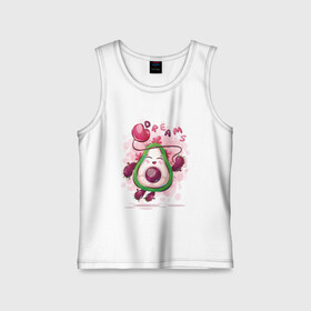 Детская майка хлопок с принтом Авокадо dreams в городе Новоалтайск,  |  | avocado | cute | dream | fruit | heart | авокадо | милый | музыка | сердечко | сердце | фрукт