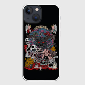 Чехол для iPhone 13 mini с принтом Азейк и боссы в городе Новоалтайск,  |  | afterbirth | indie | lucifer | rebirth | repentance | rogue like | the binding of isaac | айзек | жертва | жертвоприношение исаака | инди | исаак | исак | люцифер | рогалик