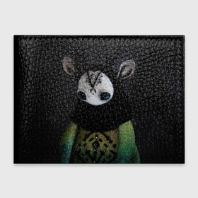 Обложка для студенческого билета с принтом DarkLight в городе Новоалтайск, натуральная кожа | Размер: 11*8 см; Печать на всей внешней стороне | зверушки | повседнев | чёрный | эксклюзив