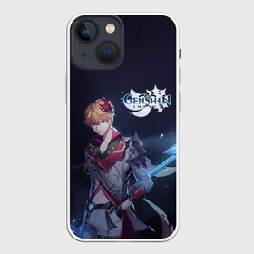 Чехол для iPhone 13 mini с принтом Genshin Impact. Tartaglia в городе Новоалтайск,  |  | childe | genshin | impact | rpg | tartaglia | teyvat | анемо | влияние | геншина | гео | гидро | дендро | крио | пиро | тарталья | тейват | чайльд | электро