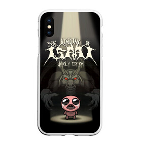 Чехол для iPhone XS Max матовый с принтом The Binding of Isaac в городе Новоалтайск, Силикон | Область печати: задняя сторона чехла, без боковых панелей | Тематика изображения на принте: 2d | the binding of isaac | жертвоприношение исаака | игра | компьютерная