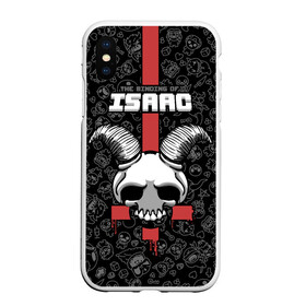 Чехол для iPhone XS Max матовый с принтом The Binding of Isaac в городе Новоалтайск, Силикон | Область печати: задняя сторона чехла, без боковых панелей | Тематика изображения на принте: 2d | the binding of isaac | жертвоприношение исаака | игра | компьютерная