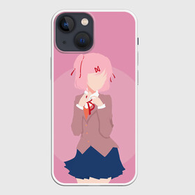 Чехол для iPhone 13 mini с принтом Natsuki Art в городе Новоалтайск,  |  | anime | game | games | monika | natsuki | sayori | yuri | аниме | визуальный роман | доки доки | игра | игры | литературный клуб | моника | нацуки | саёри | юри