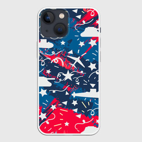 Чехол для iPhone 13 mini с принтом День победы в городе Новоалтайск,  |  | Тематика изображения на принте: 9 мая | victory | георгиевская лента | девятое | день победы | май | майские | победа | праздник