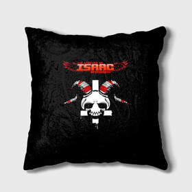 Подушка 3D с принтом The Binding of Isaac, Skull  в городе Новоалтайск, наволочка – 100% полиэстер, наполнитель – холлофайбер (легкий наполнитель, не вызывает аллергию). | состоит из подушки и наволочки. Наволочка на молнии, легко снимается для стирки | skull | the binding of isaac | айзек | аркады | жертвоприношение айзека | жертвоприношение исаака | исаак | крест | логотипы игр | монстры | персонажи игр | череп