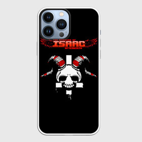 Чехол для iPhone 13 Pro Max с принтом The Binding of Isaac, Skull в городе Новоалтайск,  |  | skull | the binding of isaac | айзек | аркады | жертвоприношение айзека | жертвоприношение исаака | исаак | крест | логотипы игр | монстры | персонажи игр | череп
