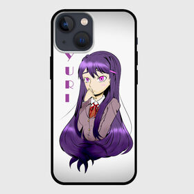 Чехол для iPhone 13 mini с принтом Doki Doki YURI в городе Новоалтайск,  |  | anime | doki doki literature club | monika | natsuki | sayori | yuri | аниме | доки доки | доки доки литературный клуб | моника | нацуки | саёри | юри