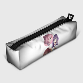 Пенал школьный 3D с принтом Doki Doki Literature Club в городе Новоалтайск, 100% полиэстер | плотная ткань, застежка на молнии | anime | doki doki literature club | monika | natsuki | sayori | yuri | аниме | доки доки | доки доки литературный клуб | моника | нацуки | саёри | юри