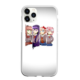 Чехол для iPhone 11 Pro Max матовый с принтом Doki Doki Literature Club в городе Новоалтайск, Силикон |  | Тематика изображения на принте: anime | doki doki literature club | monika | natsuki | sayori | yuri | аниме | доки доки | доки доки литературный клуб | моника | нацуки | саёри | юри