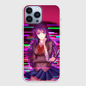 Чехол для iPhone 13 Pro Max с принтом Literature Club Юри (Yuri) в городе Новоалтайск,  |  | anime | doki doki literature club | monika | natsuki | sayori | yuri | аниме | доки доки | доки доки литературный клуб | моника | нацуки | саёри | юри