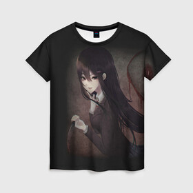 Женская футболка 3D с принтом Doki Doki Literature Club в городе Новоалтайск, 100% полиэфир ( синтетическое хлопкоподобное полотно) | прямой крой, круглый вырез горловины, длина до линии бедер | anime | doki doki literature club | monika | natsuki | sayori | yuri | аниме | доки доки | доки доки литературный клуб | моника | нацуки | саёри | юри
