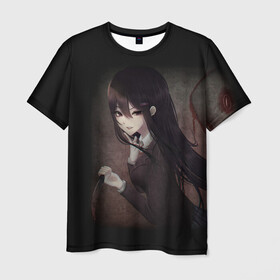 Мужская футболка 3D с принтом Doki Doki Literature Club в городе Новоалтайск, 100% полиэфир | прямой крой, круглый вырез горловины, длина до линии бедер | anime | doki doki literature club | monika | natsuki | sayori | yuri | аниме | доки доки | доки доки литературный клуб | моника | нацуки | саёри | юри