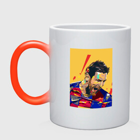 Кружка хамелеон с принтом Super Messi в городе Новоалтайск, керамика | меняет цвет при нагревании, емкость 330 мл | Тематика изображения на принте: argentina | barca | barcelona | football | lionel | messi | spain | sport | аргентина | барса | барселона | гол | золотой мяч | игрок | испания | камп ноу | лионель | месси | мяч | спорт | тренер | футбол | чемпион |