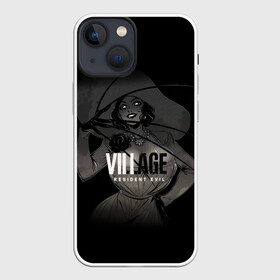 Чехол для iPhone 13 mini с принтом Resident Evil Леди Димитреску в городе Новоалтайск,  |  | 8 | dimitresku | games | horror | new | resident evil | umbrella | vampire | village | вампир | деревня | димитреску | игра | лого | надпись | обитель зла | резидент | хоррор | эвил