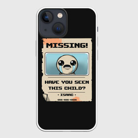 Чехол для iPhone 13 mini с принтом Пропал мальчик в городе Новоалтайск,  |  | binding | game | games | hell | isaac | the binding of isaac | ад | жертвоприношение исаака | игра | игры | исаак