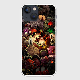 Чехол для iPhone 13 mini с принтом Кошмар Исаака в городе Новоалтайск,  |  | binding | game | games | hell | isaac | the binding of isaac | ад | жертвоприношение исаака | игра | игры | исаак