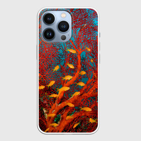 Чехол для iPhone 13 Pro с принтом Коралловые рыбки в городе Новоалтайск,  |  | коралловые | море | океан | подводный мир | рифы | рыбки | рыбы
