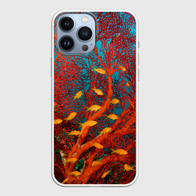 Чехол для iPhone 13 Pro Max с принтом Коралловые рыбки в городе Новоалтайск,  |  | Тематика изображения на принте: коралловые | море | океан | подводный мир | рифы | рыбки | рыбы