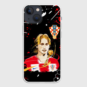 Чехол для iPhone 13 mini с принтом ЛУКА МОДРИЧ   LUKA MODRIC в городе Новоалтайск,  |  | football | luka modric | real madrid. | sport | лука модрич | реал мадрид | сборная хорватии | спорт | футбол