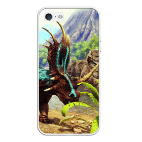 Чехол для iPhone 5/5S матовый с принтом Ark Survival АРК СУРВИВАЛ (+спина) (Z) в городе Новоалтайск, Силикон | Область печати: задняя сторона чехла, без боковых панелей | ark | ark survival evolved | dino | fittest | game | survival | survival of the fittest | unreal engine | арк сурвивал | выживание | динозавр | игры | симулятором выживания | сюрвивал | тродон | ютараптор