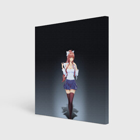 Холст квадратный с принтом Doki Doki Literature Club | Monika (Z) в городе Новоалтайск, 100% ПВХ |  | Тематика изображения на принте: doki doki | doki doki literature club | monika | natsuki | sayori | team salvato | yuri | доки | доки доки | литературный клуб | моника | нацуки | саёри | тук тук | юри