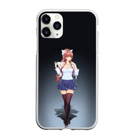 Чехол для iPhone 11 Pro матовый с принтом Doki Doki Literature Club Monika (Z) в городе Новоалтайск, Силикон |  | Тематика изображения на принте: doki doki | doki doki literature club | monika | natsuki | sayori | team salvato | yuri | доки | доки доки | литературный клуб | моника | нацуки | саёри | тук тук | юри