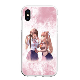 Чехол для iPhone XS Max матовый с принтом Doki Doki Literature Club Monika и Yuri (Z) в городе Новоалтайск, Силикон | Область печати: задняя сторона чехла, без боковых панелей | Тематика изображения на принте: doki doki | doki doki literature club | monika | natsuki | sayori | team salvato | yuri | доки | доки доки | литературный клуб | моника | нацуки | саёри | юри